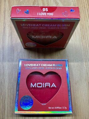 MOIRA Loveheat Cream Blush 05 I Love You Vitamin E Rosehip Oil New